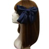 PIDOUDOU Set of 6 Big Satin Solid 8 Inch Bow