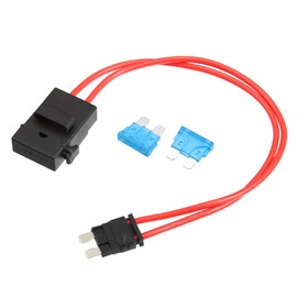 A ABSOPRO 32 V Standard Fuse Adapter Kit with 2 Pieces 15 A Blade Fuse