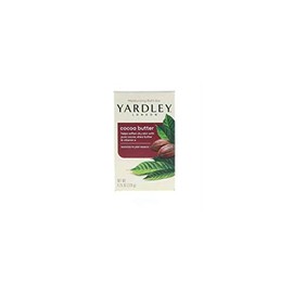 Yardley of London Naturally Moisturizing Bath Bar, Cocoa Butter 4.25 oz (pack of 2)