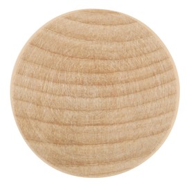 Hickory Hardware P184-UW 1-1/4-Inch Natural Woodcraft Knob, Unfinished Wood