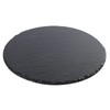 Tcrogsciss Round Slate Cheese Board 24 x 24 cm