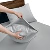 FreshCulture Light Grey Pillowcases Queen Size 12 Pack - Bulk