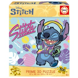 Educa Children's 300 Piece Stitch 3D Prime Lenticular Puzzle, Dimensions: 61 x 46 cm, Recommended from 6 Years (20273)