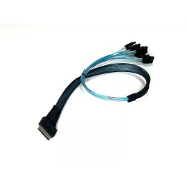 Micro SATA Cables OcuLink 8i to 8x SATA – 50CM