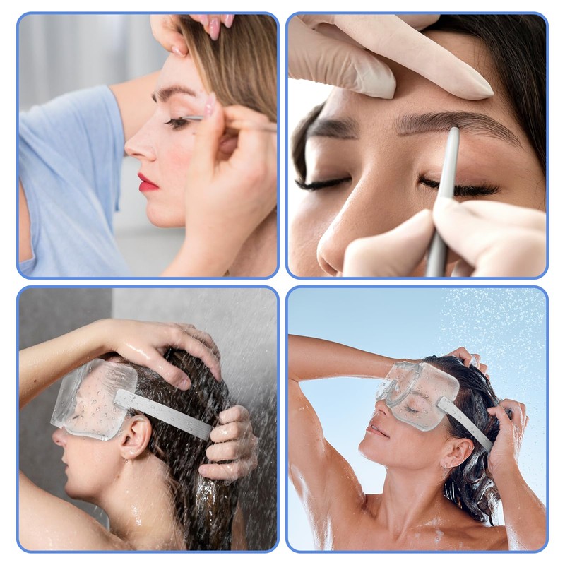 2Pcs Eye Shield For Showering, Shower Eye Shield After Cataract