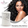 BellaCapelliUSA.com Hourglass All Hair Types Unisex Rollers- Aqua HGR 32mm/1.26in
