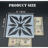 6 Pack Tile Stencil Set (8X8 Inch), Tile Stencil Pattern,