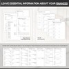 End of life planner | Emergency Binder with Medical, Death,