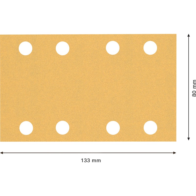 Bosch Professional 10x Expert C470 Sandpaper (for Hardwood, Paint on