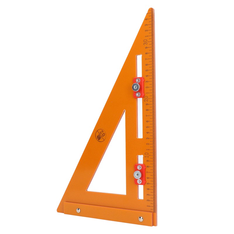 Rafter Square 2 in 1 High Accuracy 220x380mm Mechanical Angle