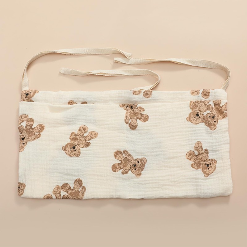 Baby Bed Organiser Hanging, Baby Bed Storage Bag, Adjustable Organiser,