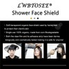 LWBTOSEE 50pcs Permanent Makeup Shower Face Shields Visors, Disposable Face