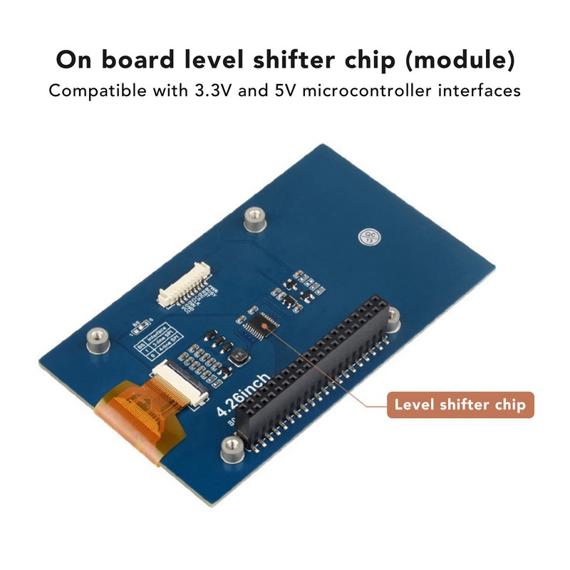 4.26inch E Paper Display HAT Professional 800x480 Pixels SPI Interface