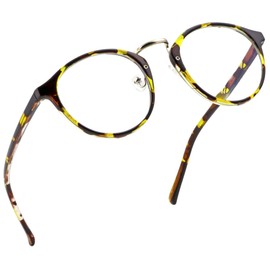 LifeArt Blue Light Blocking Glasses, Anti Eyestrain, Computer Reading Glasses, Gaming Glasses, TV Glasses for Women Men, Anti Glare (Tortoise, 2.00 Magnification)