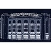 Busch Stadium Blueprint Print