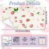 Fruit Pattern Kitchen Towels Set of 2, with Fixed Clips