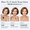 Color Changing Foundation for Mature Skin: No Settling, Buildable Coverage,