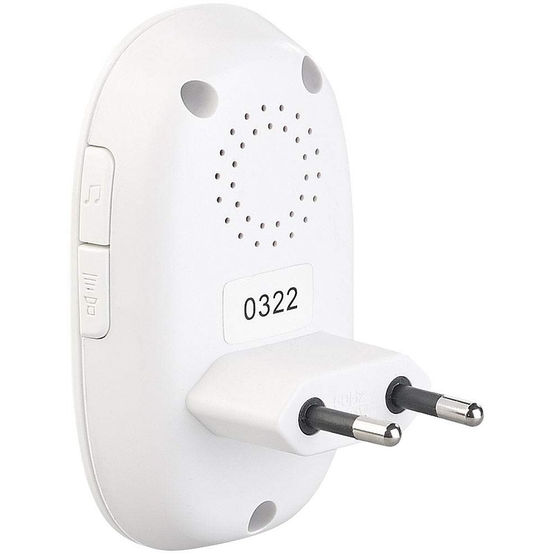 CASAcontrol Wireless Bell Socket: Socket Wireless Bell with Optical Signal,