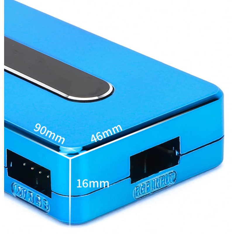 RGB Fan Hub PC Case Fan Controller 4 Pin, Support
