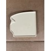 LEAFGUARD Cream LEAF GUARD Aluminum SEAMLESS Gutter RIGHT End Cap