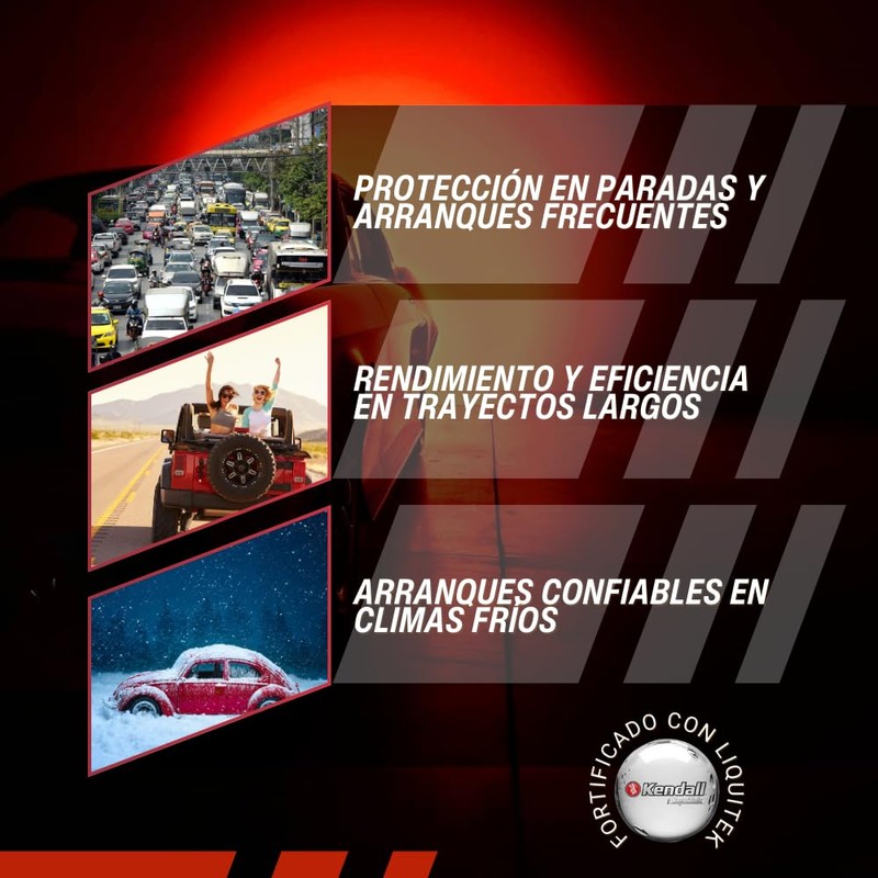 Kendall GT-1 Competition 20w-50 w/Ti - 12/1 qt. Case