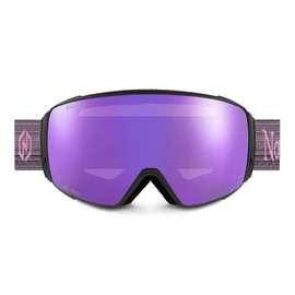 Nordik TORSTEN Magnetic Diamant™ Ski Goggles for Men & Women - Bonus Photochromic Lenses with Anti-Fog & UV 100% -Black/Purple