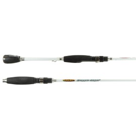 Duckett Fishing Crappie Slayer Spinning Rod, 7'0" Light Spinning, White