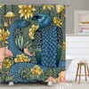 RyounoArt Snake Shower Curtain Snake and Eagle Cactus Bath Curtain