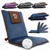 Adjustable Japanese Floor Chair with Back Support for Adults |