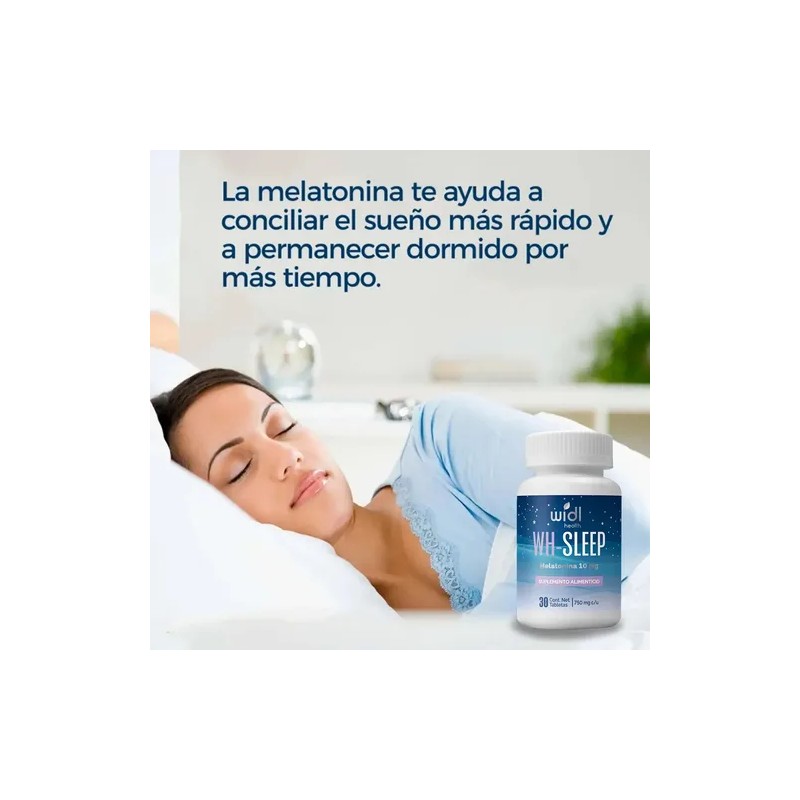 Melatonina 10 Mg Widl Health Máx Potencia pastillas para dormir