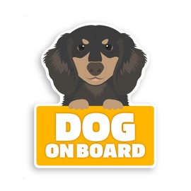 Takasu Shoten Dog Cat Car Magnet Car Sign Sticker Sticker Rear Dog Inker Cat Inker (Dachshund B)