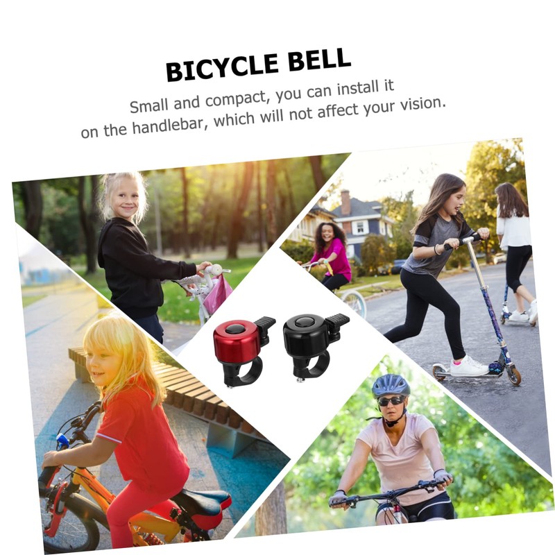 NOLITOY Cyclists Pack Bike Bells Mini Bike Ring Bells Cycling