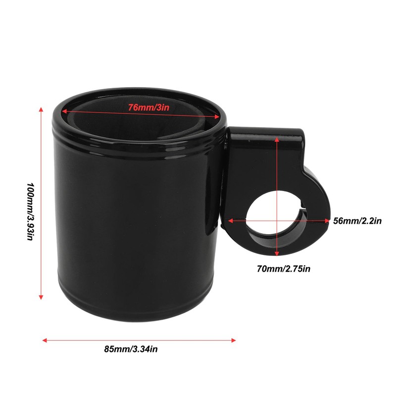 Motorcycle Handlebar Drink Holder, Aluminium Alloy, Adjustable Drink Holder, Cups,
