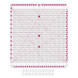 Quilting Ruler- 12.5 * 12.5" Slotted Rulers for Quilting and Sewing Quilt Strip Rulers for Fabric Precise Cutting