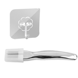 AYNKH Stainless Steel Onion Slicer, Chive Cutter, Onion Slicer, Vegetable Cutter for Carrots, Potatoes, Multifunctional Houseware Cutting Device