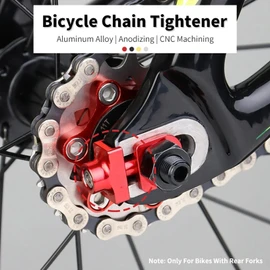 Chain Axle Adjuster Tensioner - BMX Chain Adjuster-Tensioner Fixed Gear,Pull Tight Screw Bolts Chain Adjuster Adjustable Chain Buckle for Dead Fly Cycles