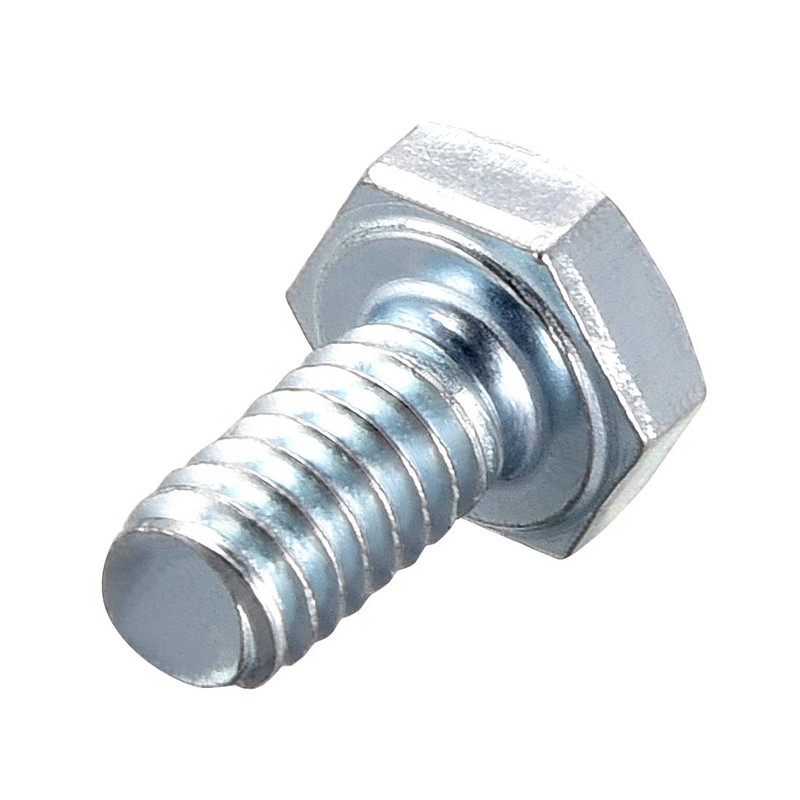 sourcing map Hex Head Screw Bolts Carbon Steel 1/4"-20x1/2" Fastener