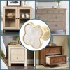 Cionyce 6 Pack Clover Cabinet Knobs Zinc Alloy Single Hole