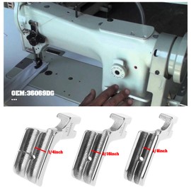 Create idea 3pcs High Shank Double Welt Piping Presser Foot 1/8 3/16 1/4 Replcement Part 36069DG Compatible with Juki Compatible with Brother Compatible with Singer Compatible with Consew