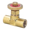 Flowbar Brass Double Female Needle Valve MVFW-02S 1/4
