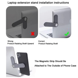 Tripod Mount Bracket for Cell Phone and Laptop, Compatible with Camera Accessories.