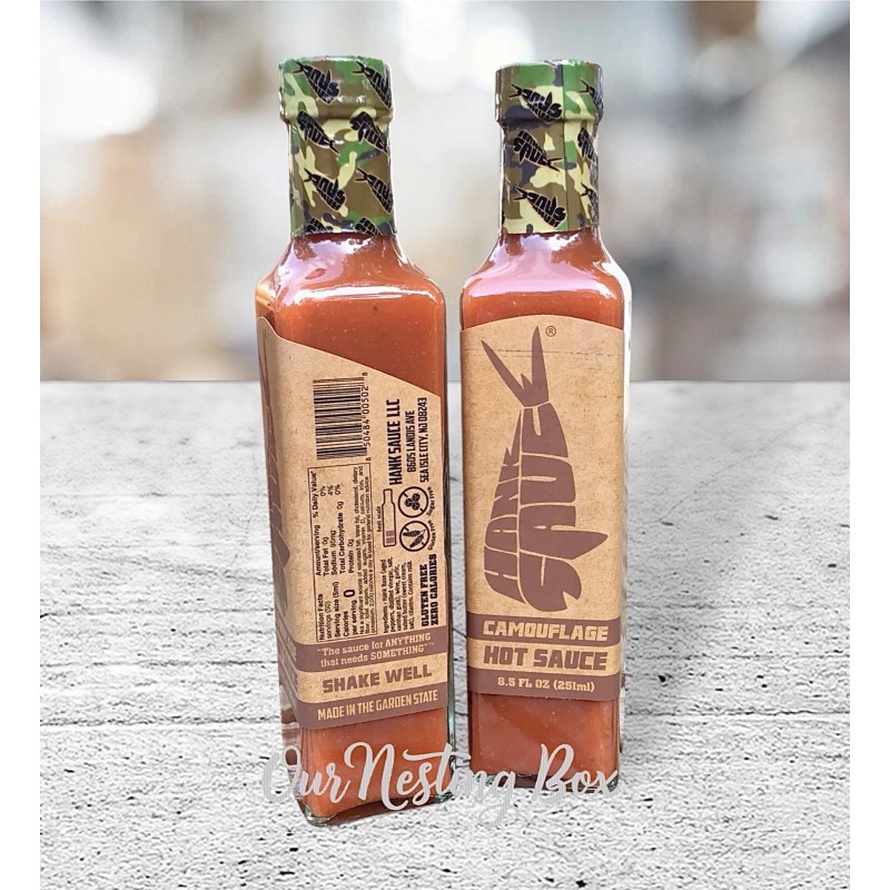 Hank Camouflage Hot Sauce 8.5oz Each