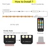 PAUTIX Wireless Remote Dimmer for CCT COB LED Light Strip,