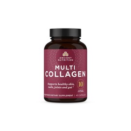 Ancient Nutrition Pastillas De Colágeno Péptidos En Polvo Suplemento Por, 45 Recuento, Píldoras Multi Colágeno Hidrolizadas, Tipos I, Ii, V Y X, Apoya La Piel Y Las Uñas Saludables, Salud In