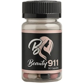Hair Skin and Nails Support Capsules, Daily Beauty Supplement with Biotin, Vitamins and Nutrients for Healthy Hair Skin Nails, 30 Capsules