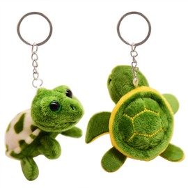2 Pieces Turtle Keychain, Turtle Plush Toy, Keychain Plush Turtle, Cute Animal Pendant, Bag Doll Pendant, Mini Turtle Pendant
