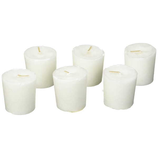 Aroma Naturals Votive Candles with White, Patchouli and Frankincense, Meditation, 6 Count