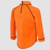 Speedo Boy's Logo Long Sleeve Rash Top, Fluro Orange, 4