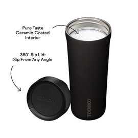 Corkcicle Commuter Cup, 17 oz, Ceramic Slate