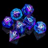 7 PCS Beholder's Dragon Eye DND Dice Set -Sharp Edge